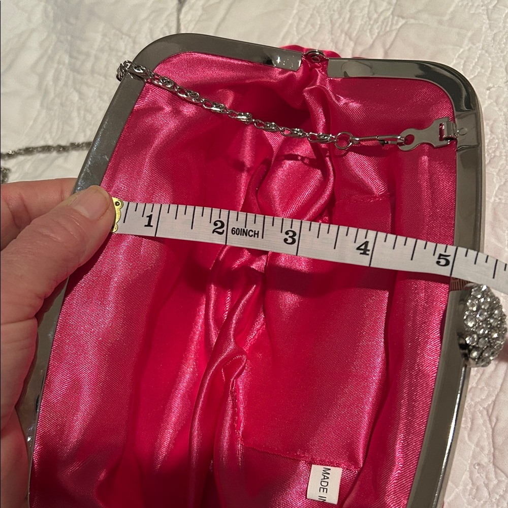Elegant Pink Clutch Bag - Picture 10 of 10